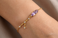 Cancri Amethyst Constellation Bracelet