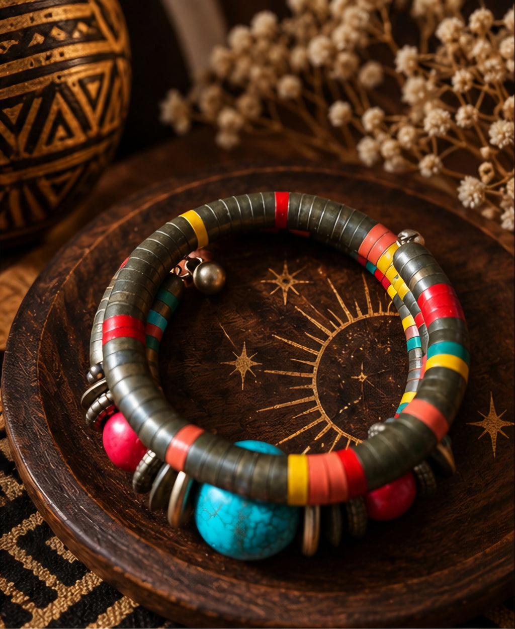 Moons of Sankofa Bracelet