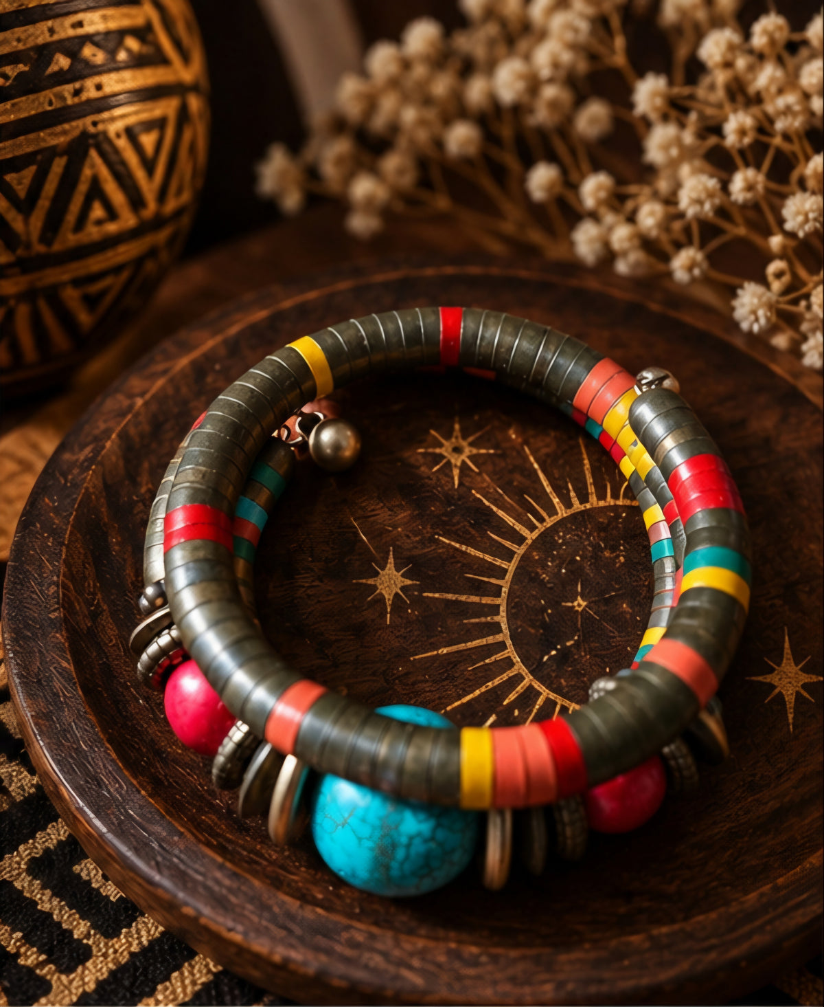 Moons of Sankofa Bracelet