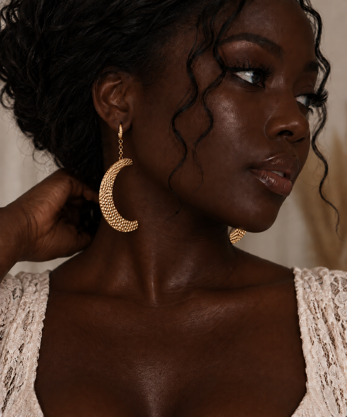 The Golden Eclipse Earrings