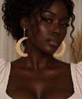 The Golden Eclipse Earrings