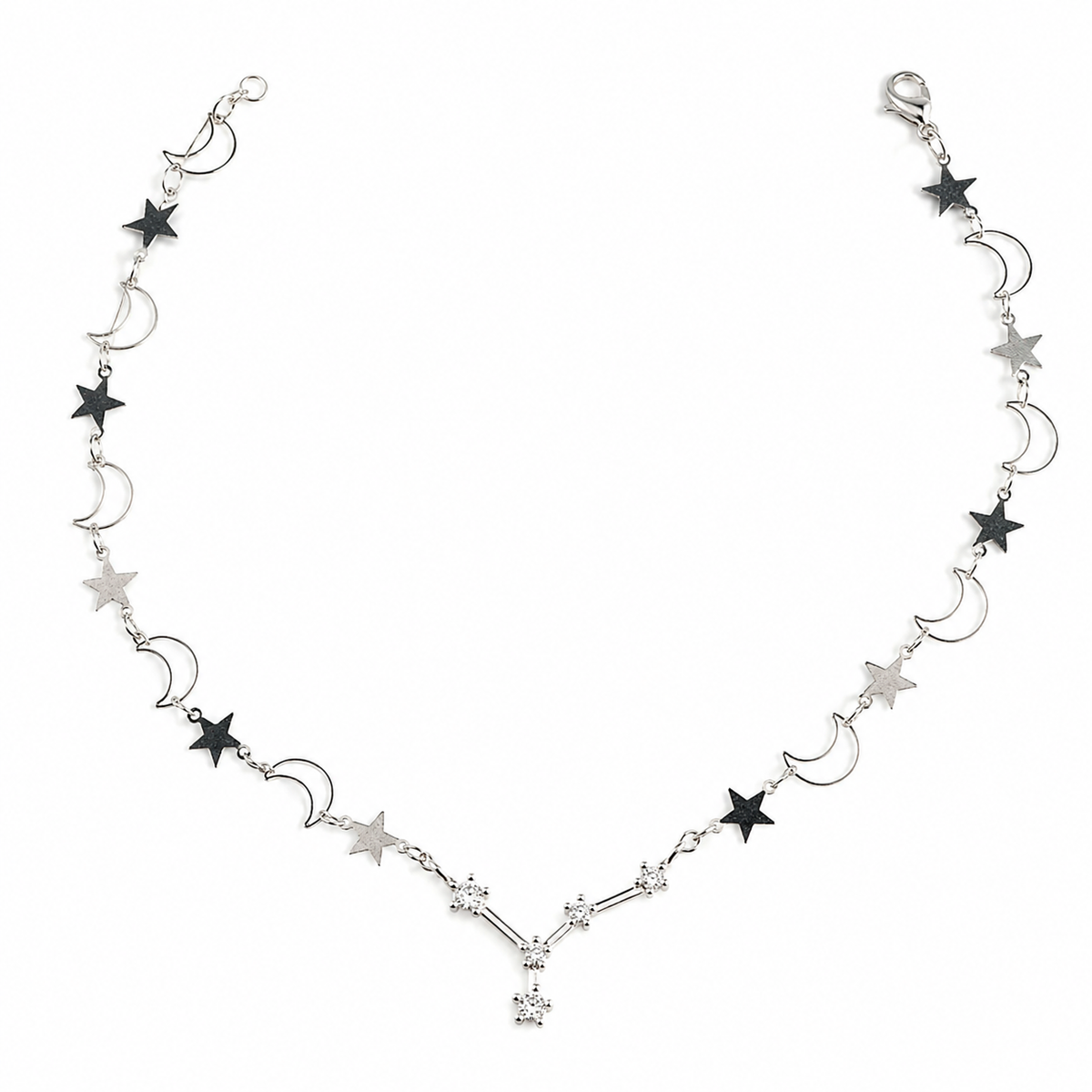 Brahe Star & Moon Necklace
