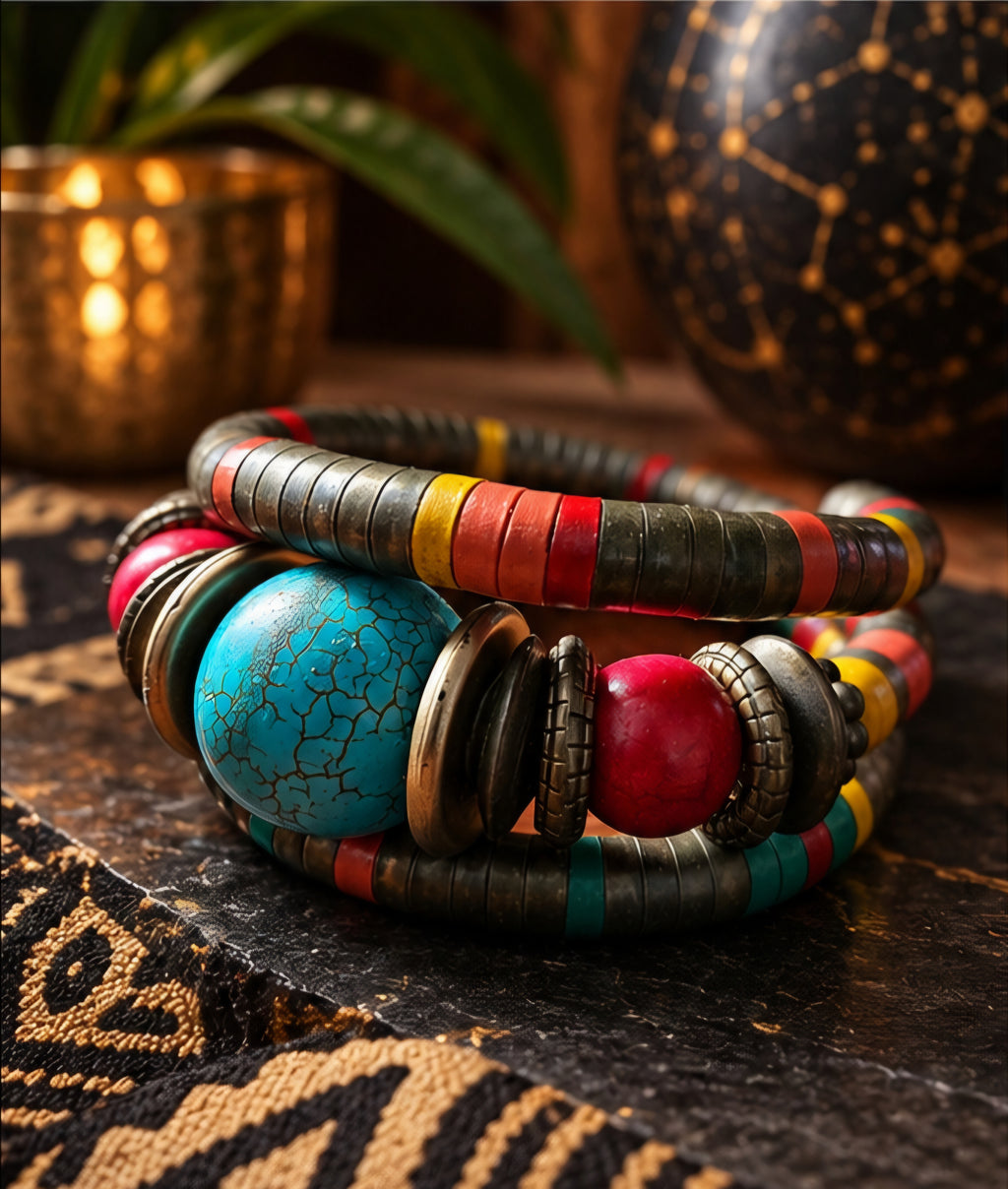 Moons of Sankofa Bracelet