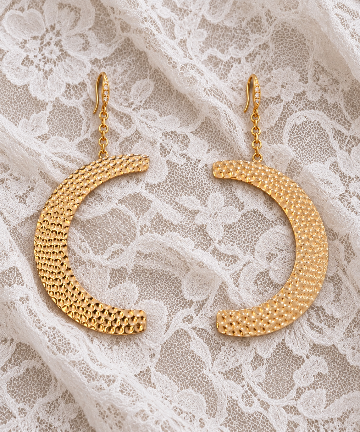 The Golden Eclipse Earrings