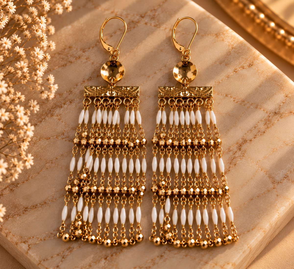 Celestial Veil Earrings | Only One Pair Available